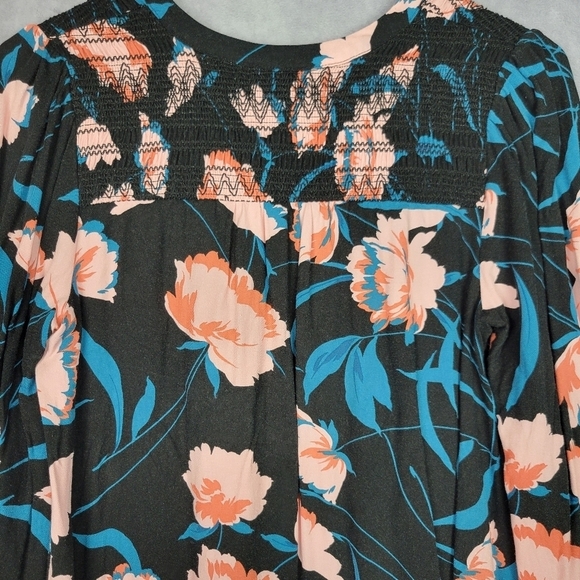 MAEVE by ANTHROPOLOGIE Ragondq Floral dress  Tunic in Black size 4 - Picture 6 of 14